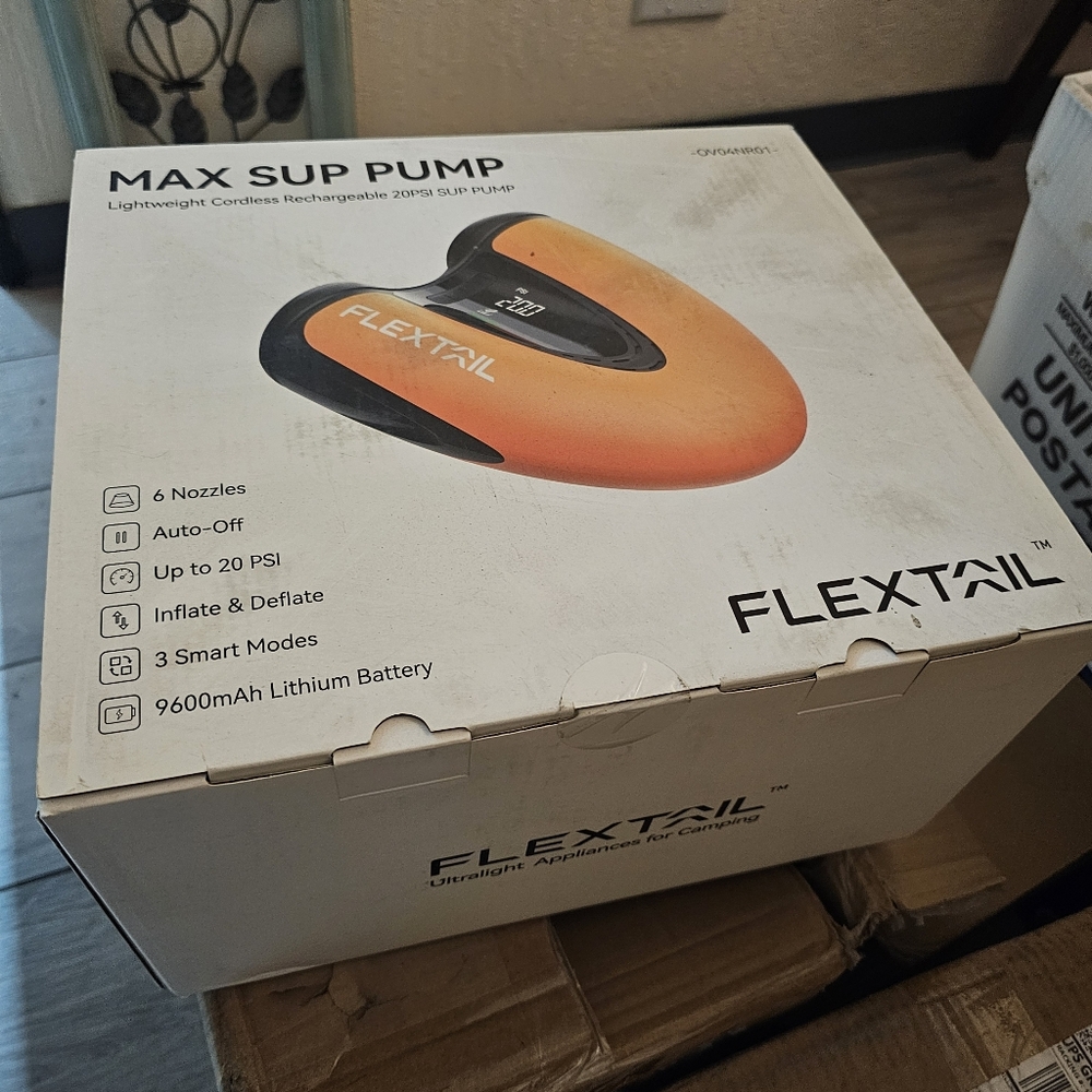 Evo SUP electric pump for paddle board kite kayak or air mattress New in box - Picture 2 of 7